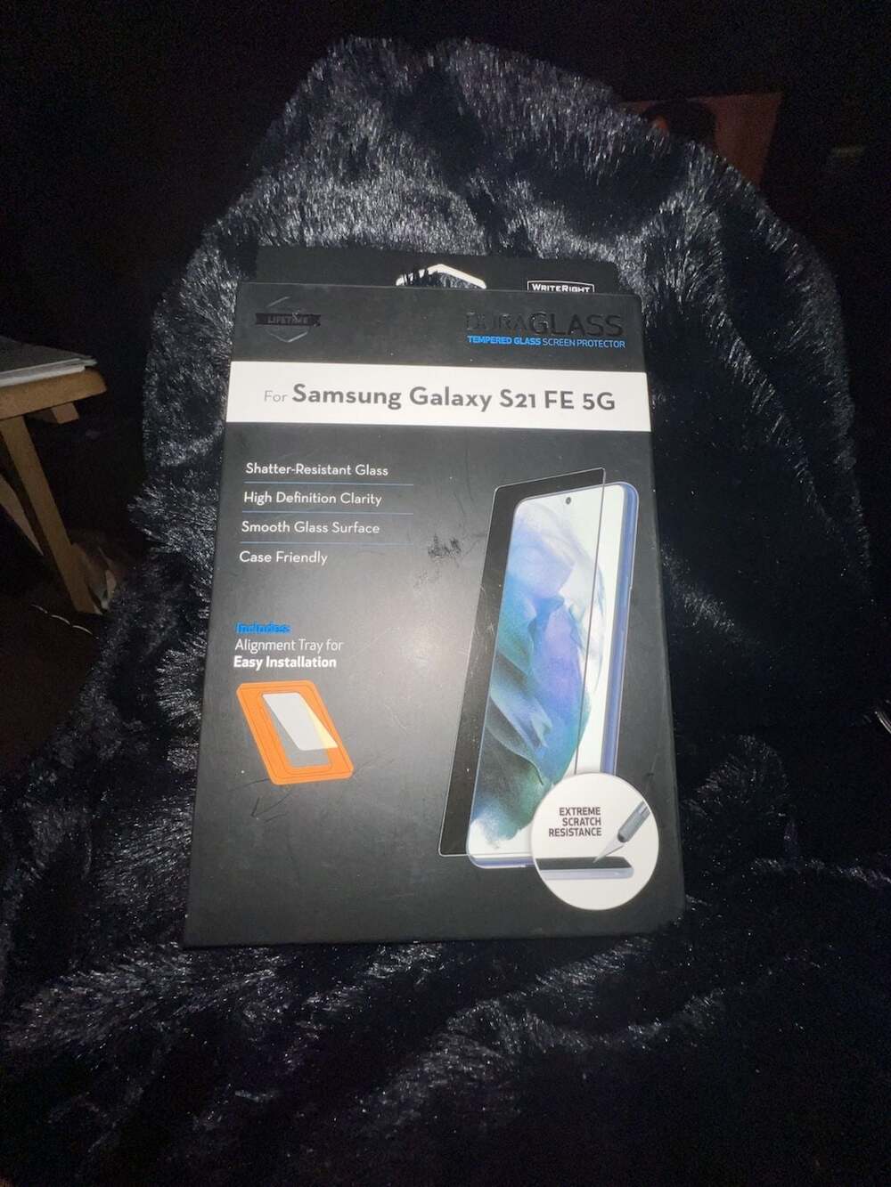 Fellowes DuraGlass Tempered Glass Screen Protector for Samsung Galaxy S21 FE 5G